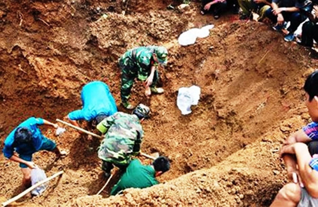 Phat hien ho chon tap the chien si hy sinh nam 1969 hinh anh