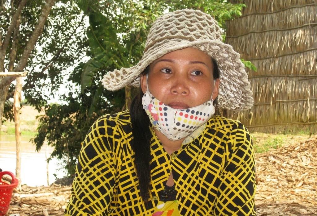 Chị Chúc kể lại thời điểm chiếc xe hơi gặp nạn.