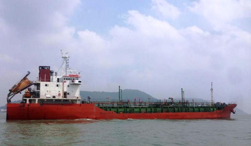 Tàu Sunrise đang neo đậu tại biển Vũng Tàu sau khi thoát khỏi tay nhóm cướp biển hung hãn.