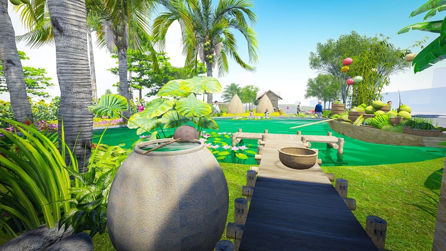 Hinh anh lung linh duong hoa Tet o TP HCM hinh anh