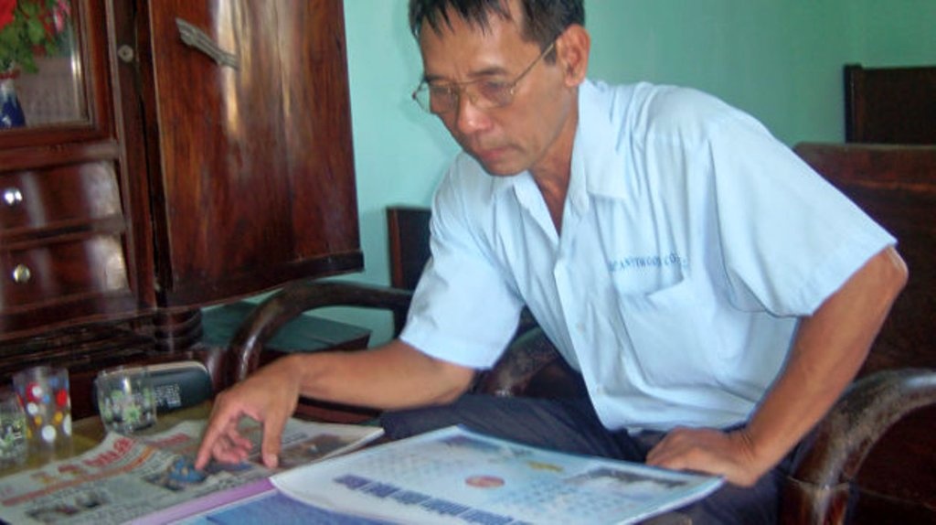 Cựu thuyền trưởng Lê Lệnh Sơn vẫn mong được lại đi biển.