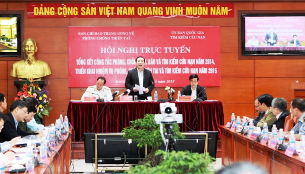 Phó Thủ tướng Hoàng Trung Hải phát biểu chỉ đạo tại hội nghị.