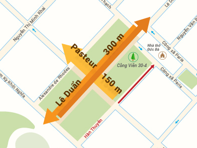 Lo trinh thay the tuyen duong cam o trung tam Sai Gon hinh anh