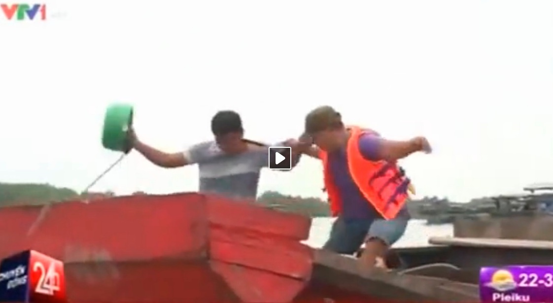 No sung tran ap cat tac tren song Dong Nai hinh anh