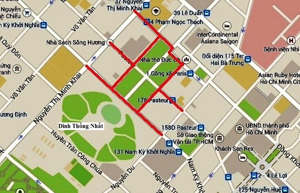 Cam nhieu tuyen duong o Sai Gon trong dem ban phao hoa hinh anh