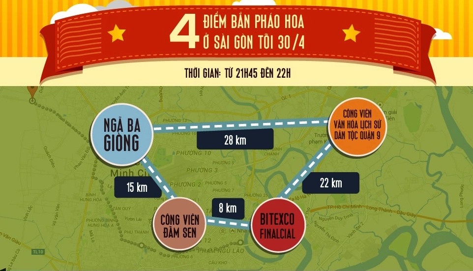 Bon diem xem ban phao hoa dep nhat o Sai Gon dem 30/4 hinh anh