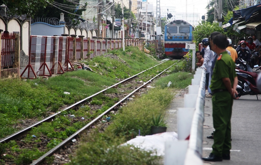 Hiện trường vụ tai nạn.