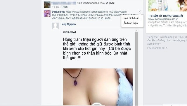 Giang bay bang clip 'nong' de chiem tai khoan Facebook hinh anh