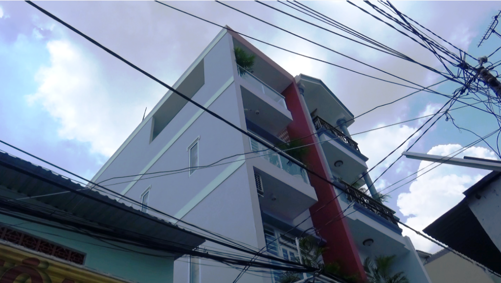 Ngôi nhà nơi anh Phương gặp tai nạn.