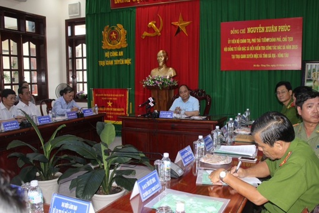 Phó thủ tướng làm việc với lãnh đạo tại trại giam và các đơn vị quản lý liên quan