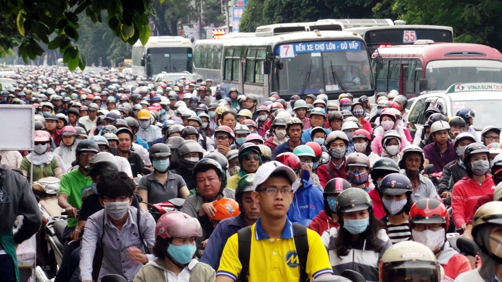 Doan duong 1,3 km di het 20 phut o Sai Gon hinh anh
