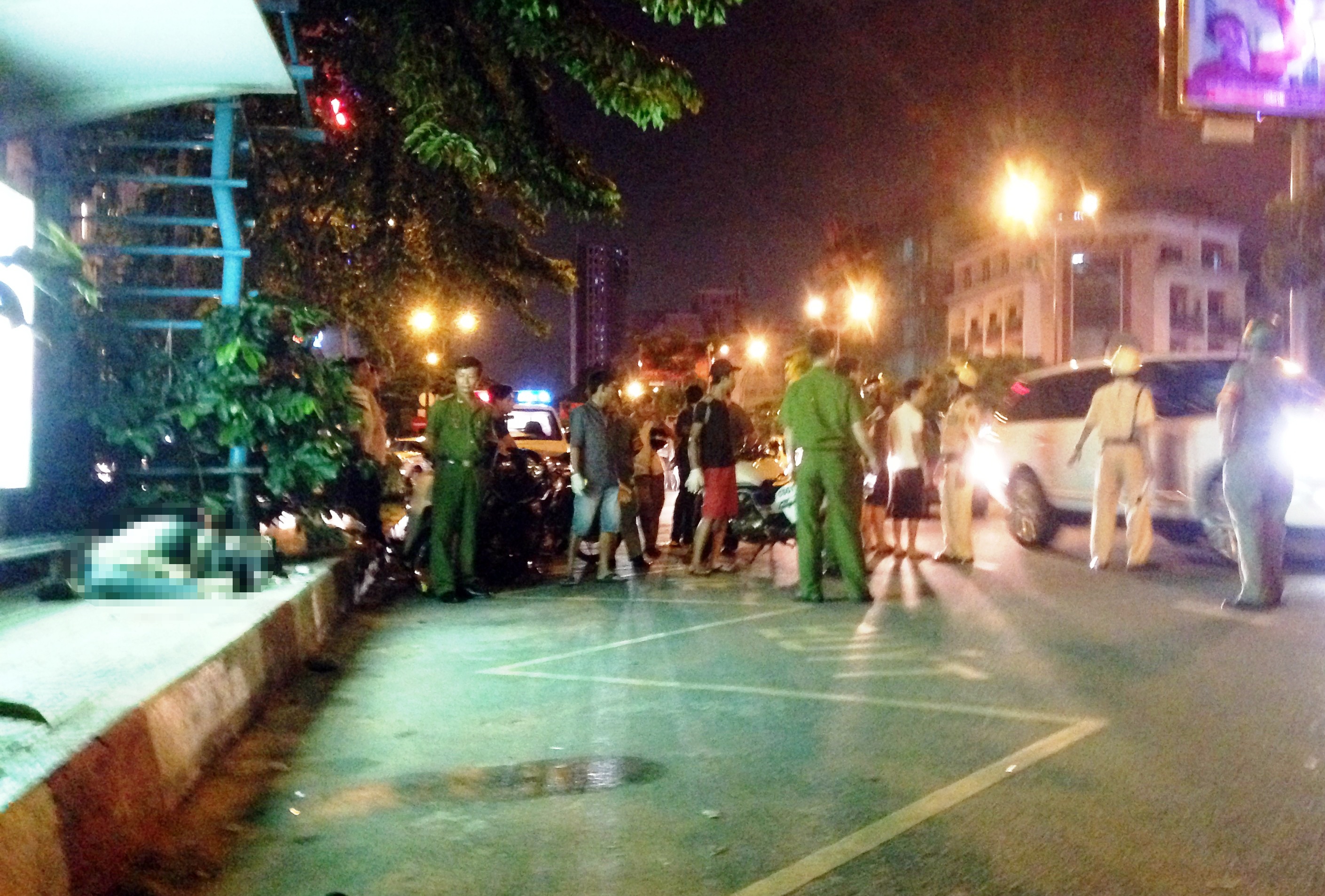 Nguoi danh giay guc chet tai tram xe buyt o Sai Gon hinh anh