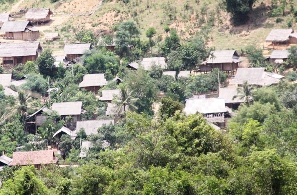 Bản Phồng, nơi ông Vi Văn Đoàn cư trú.