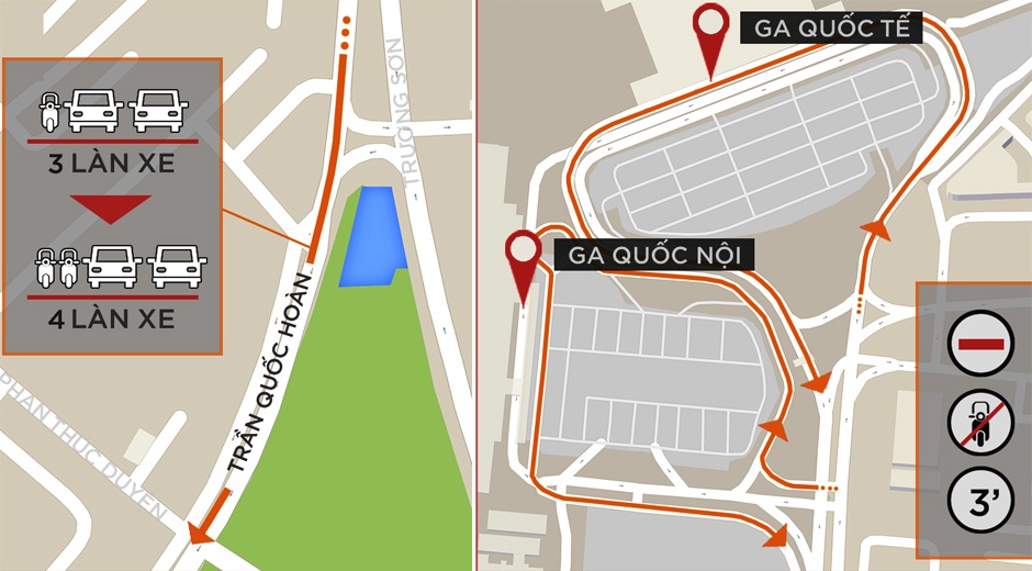 Tranh ket xe o cua ngo Tan Son Nhat the nao? hinh anh