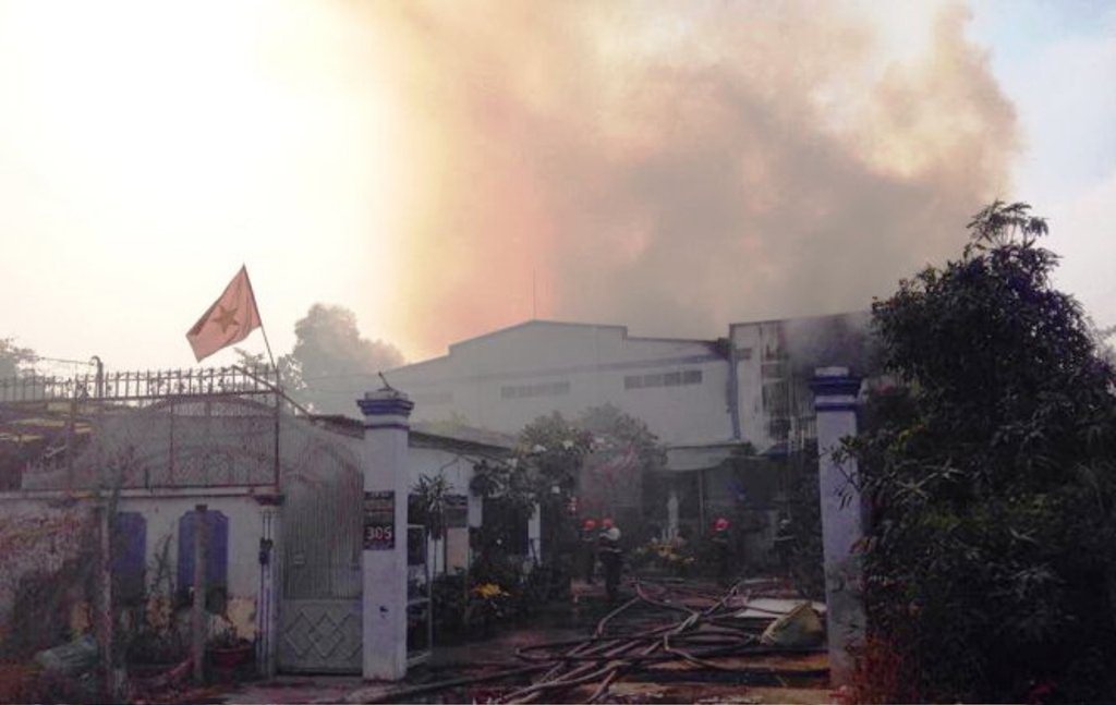 Chay xuong loa 600 m2 tai TP HCM hinh anh