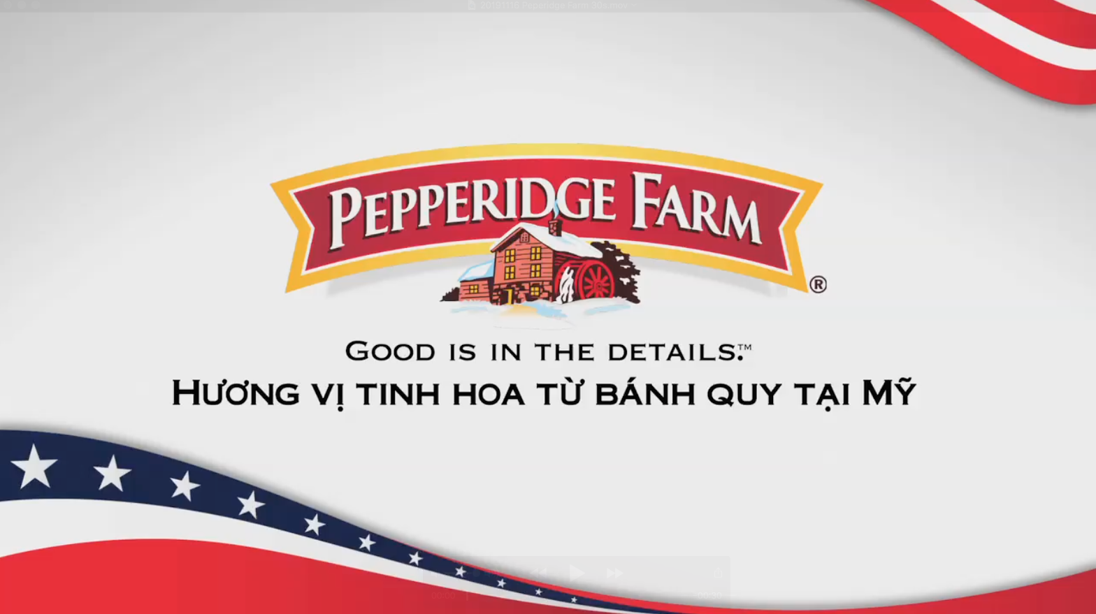 Video - Banh quy Pepperidge Farm hinh anh