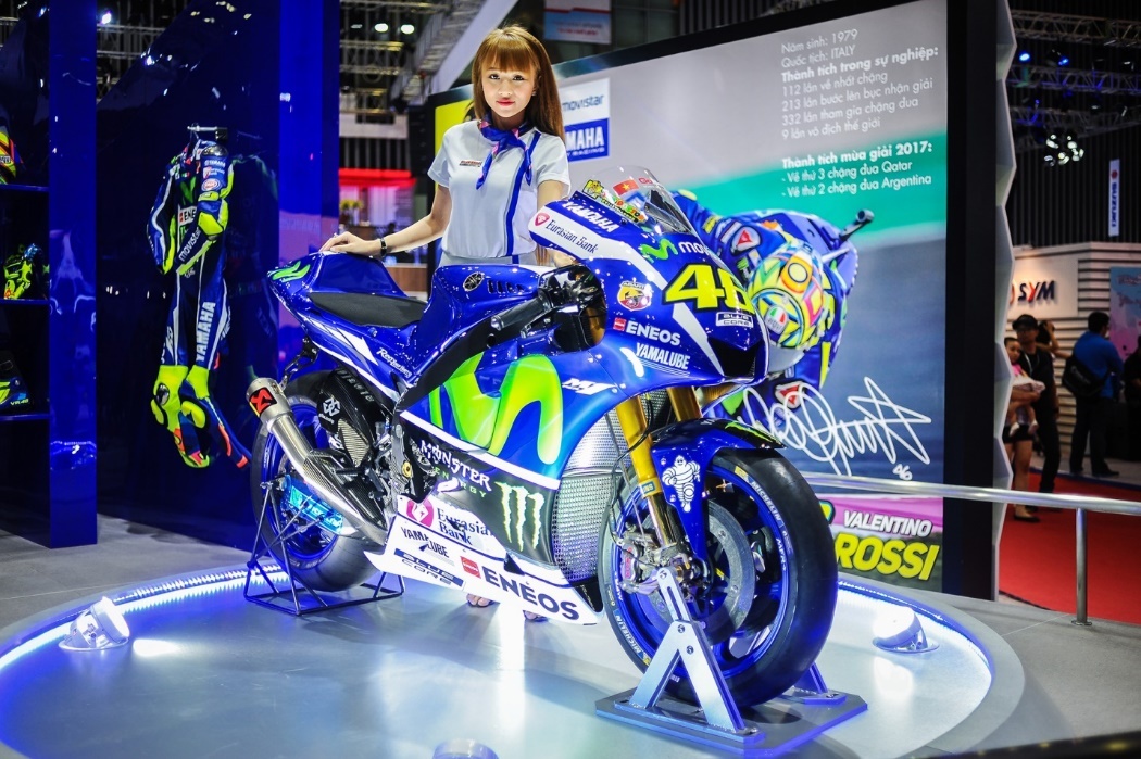 Yamaha mang trai nghiem the thao den trien lam moto, xe may Viet Nam hinh anh