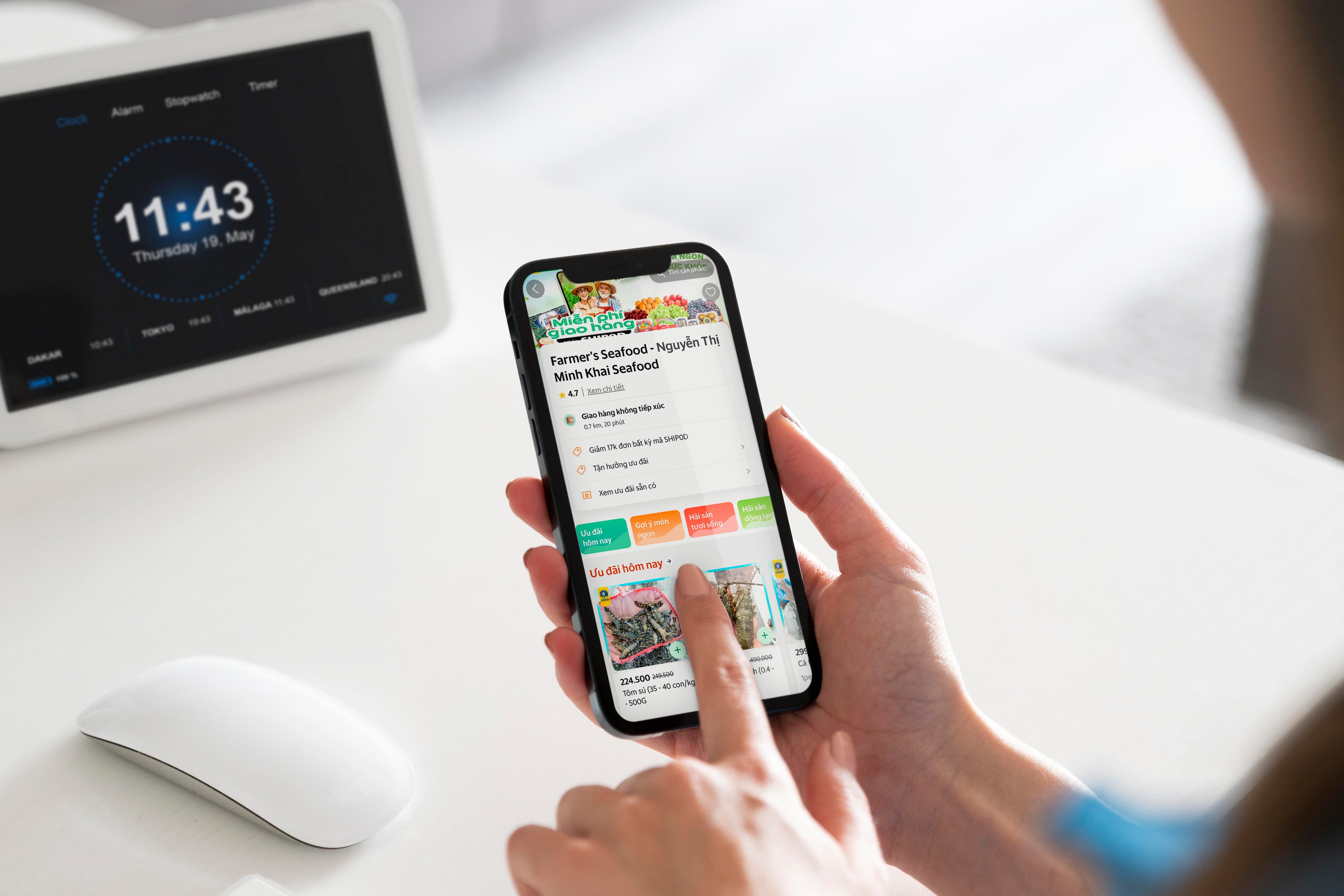 GrabMart,  di cho online anh 7