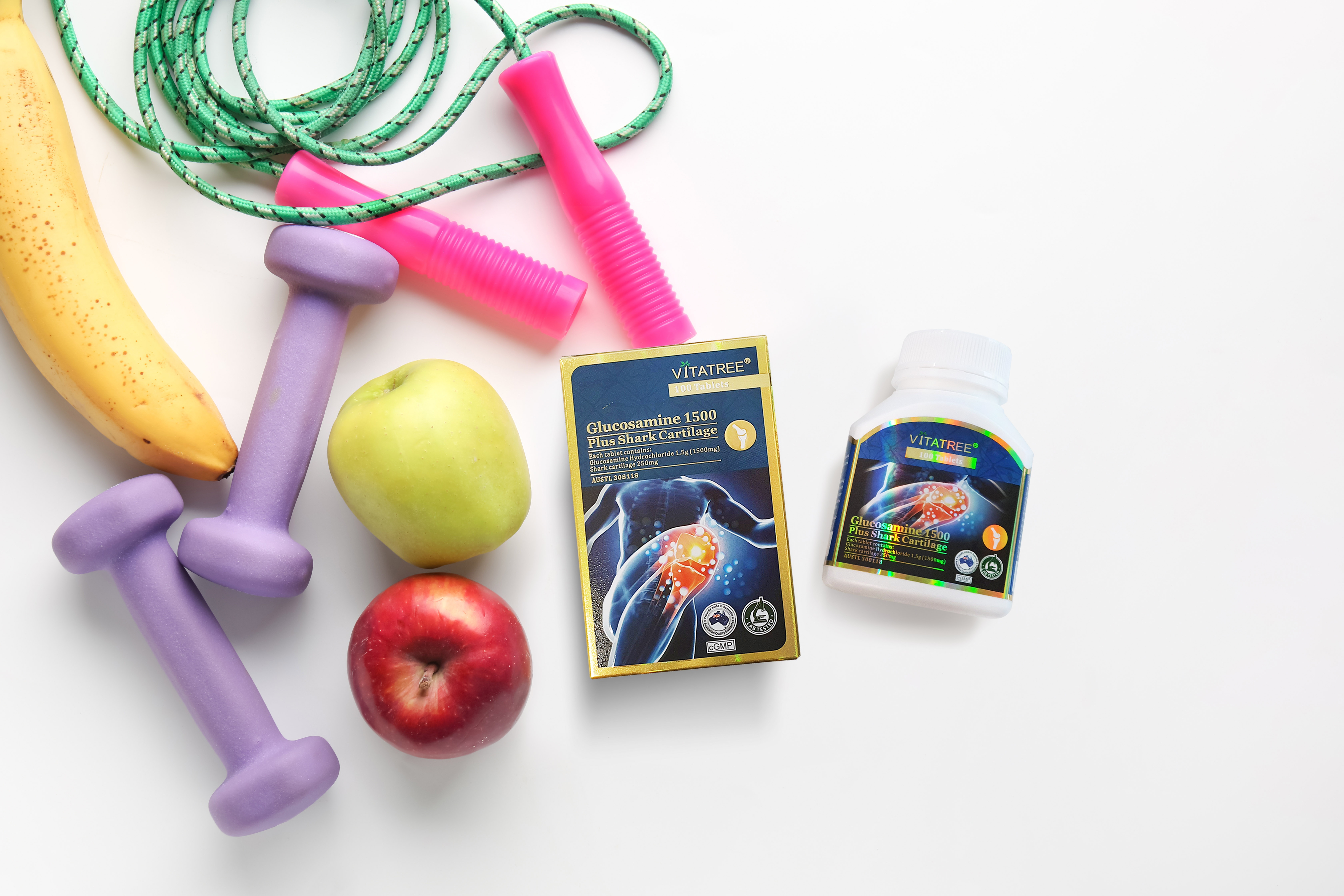 Vitatree Glucosamine 1500 Plus Shark Cartilage anh 4