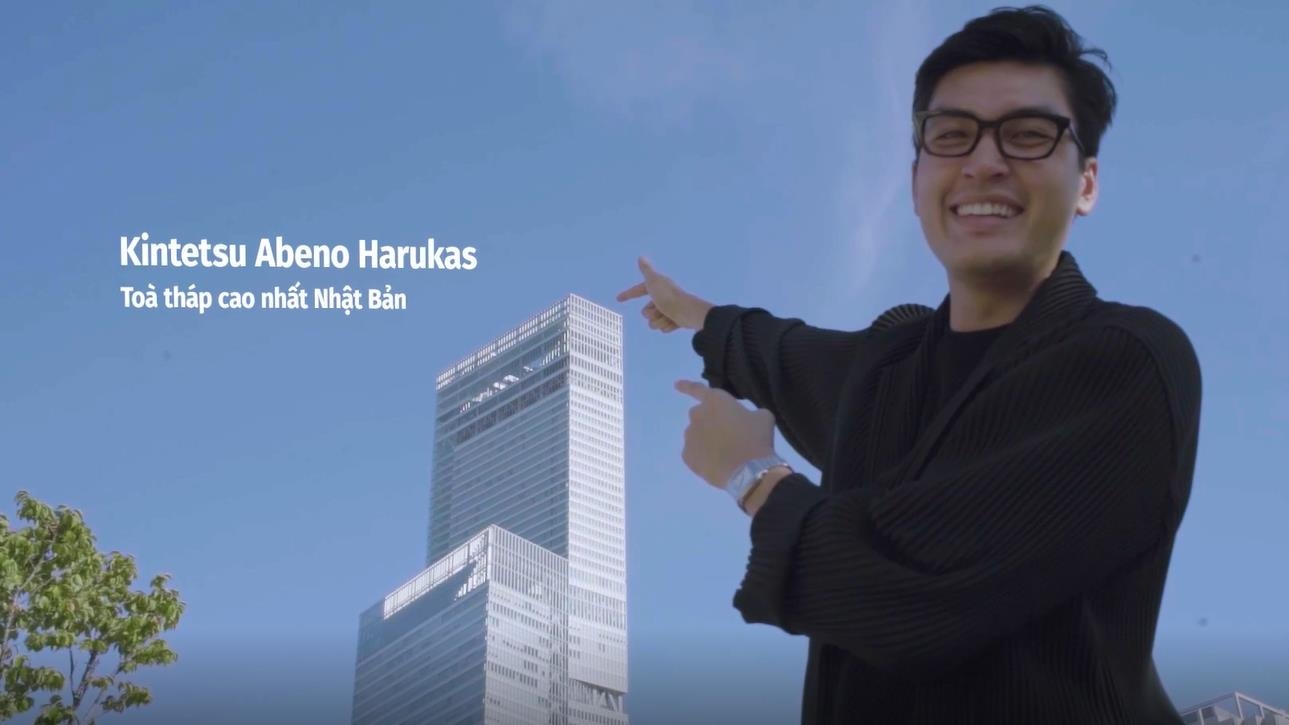 Video - Cung chu Dai pha dao toa thap cao nhat Nhat Ban hinh anh