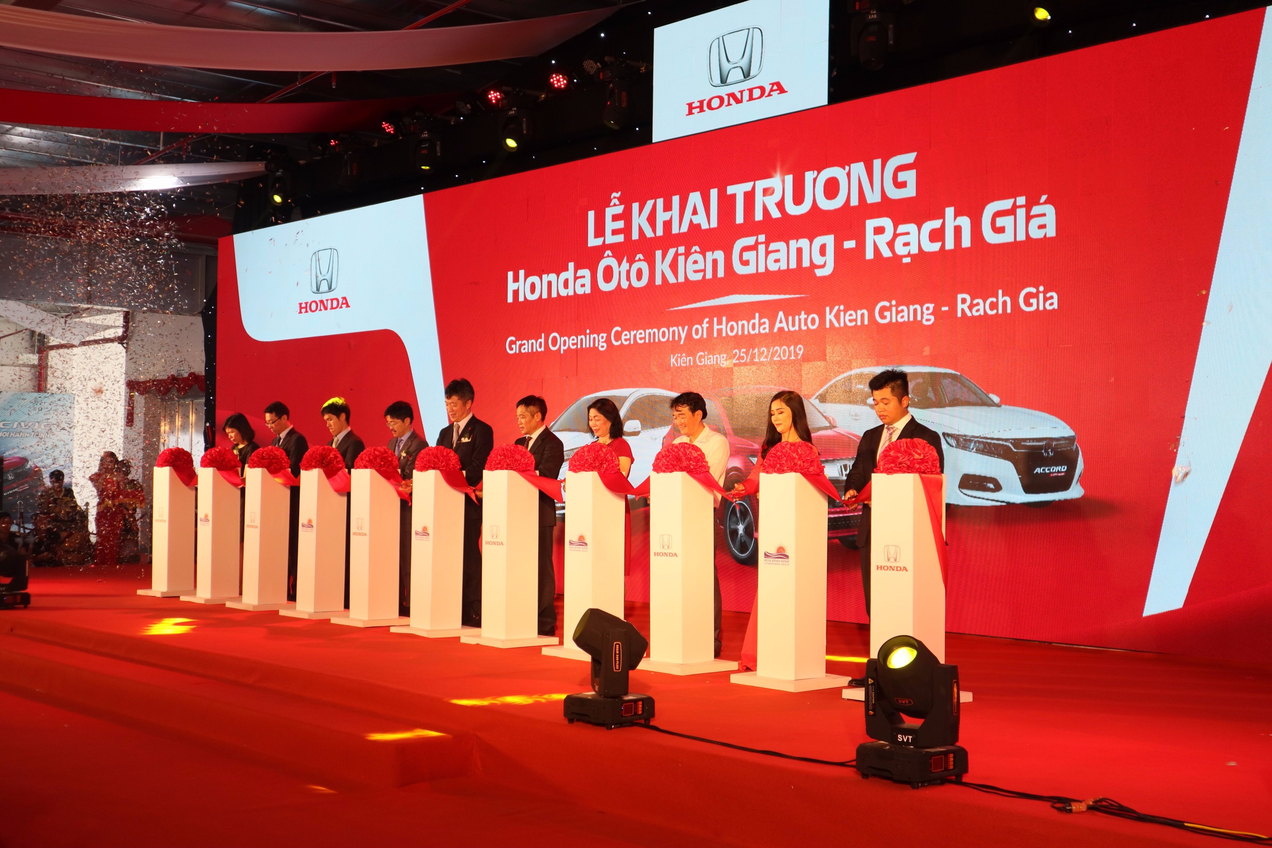 Khai truong Honda Oto Kien Giang - Rach Gia, dien tich gan 7.000 m2 hinh anh