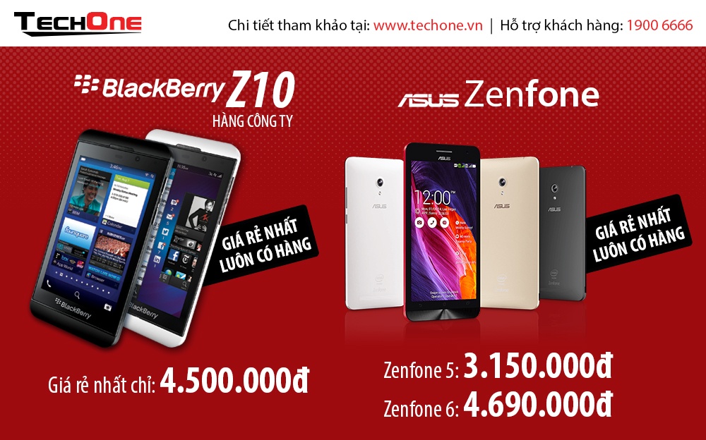 Mua dien thoai Asus Zenfone, BlackBerry o dau tot? hinh anh