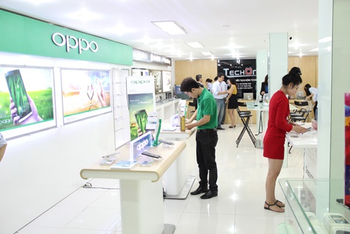 Khu trải nghiệm của OPPO tại TechOne