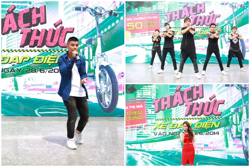 Trên sân khấu lúc này, nhóm nhảy St.319, ca sĩ Cường Seven và hot girl Jennifer Phan khuấy động bằng những ca khúc sôi động và vũ đạo điêu luyện.