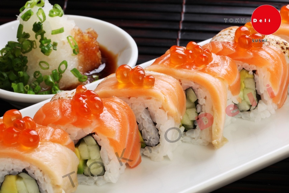 Cuốn sunsire cá hồi.