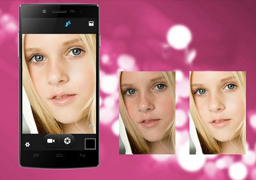 Camera trước 5.0Mp kèm phần mềm chỉnh, cho ra các bức ảnh đẹp.