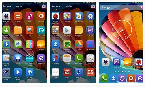 Giao diện Android 4.3 mới thân thiện người dùng.