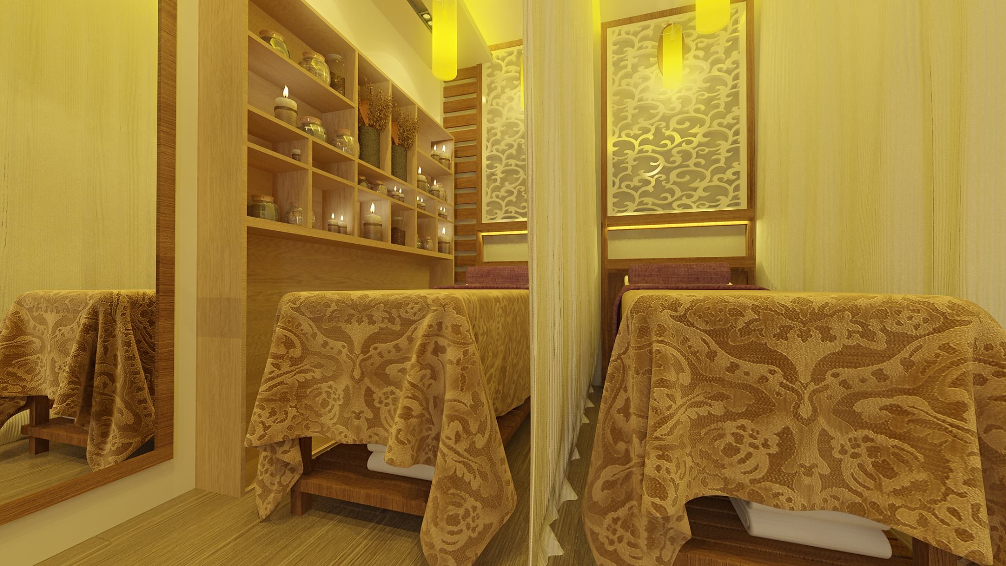 Không gian spa sang trọng mới khai trương của 2 nữ doanh nhân 9x Trương Thu và Trương Thảo.