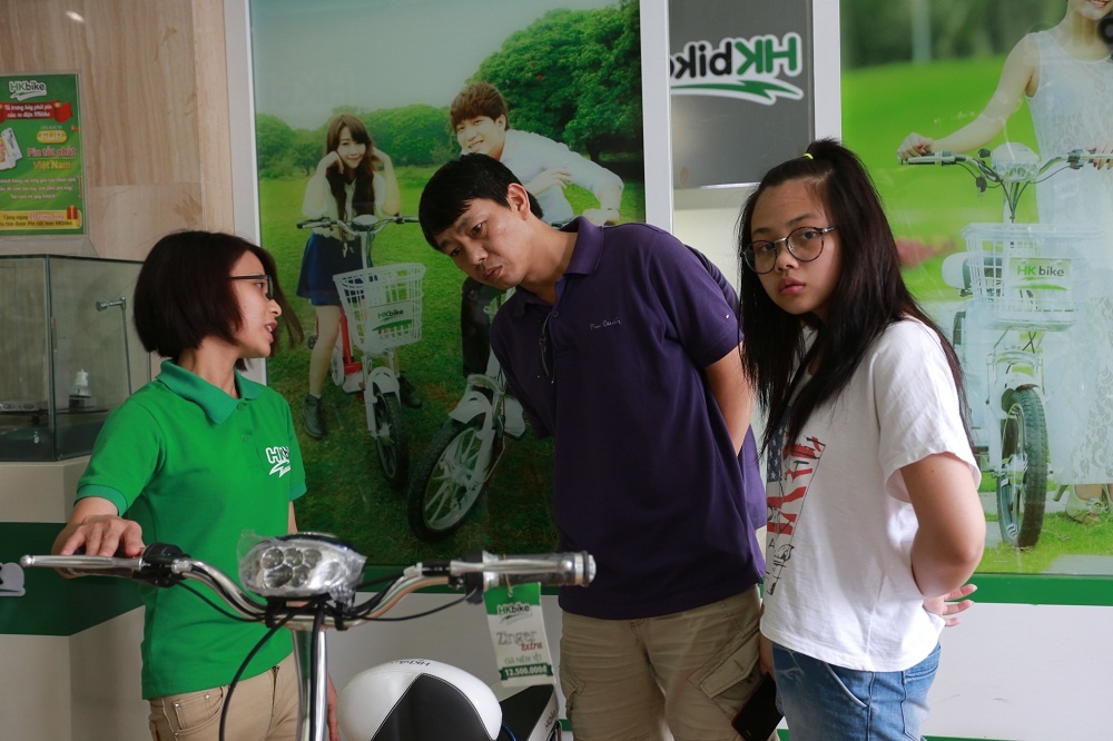 Nhiều phụ huynh và các em học sinh này vẫn ưa chuộng dòng xe này.