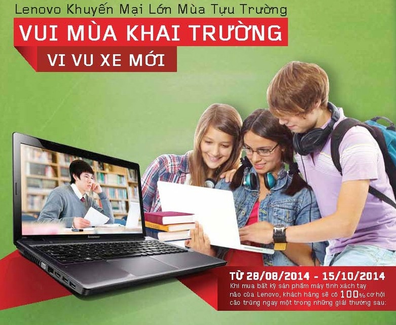 Sam laptop Lenovo, rinh xe may den truong hinh anh
