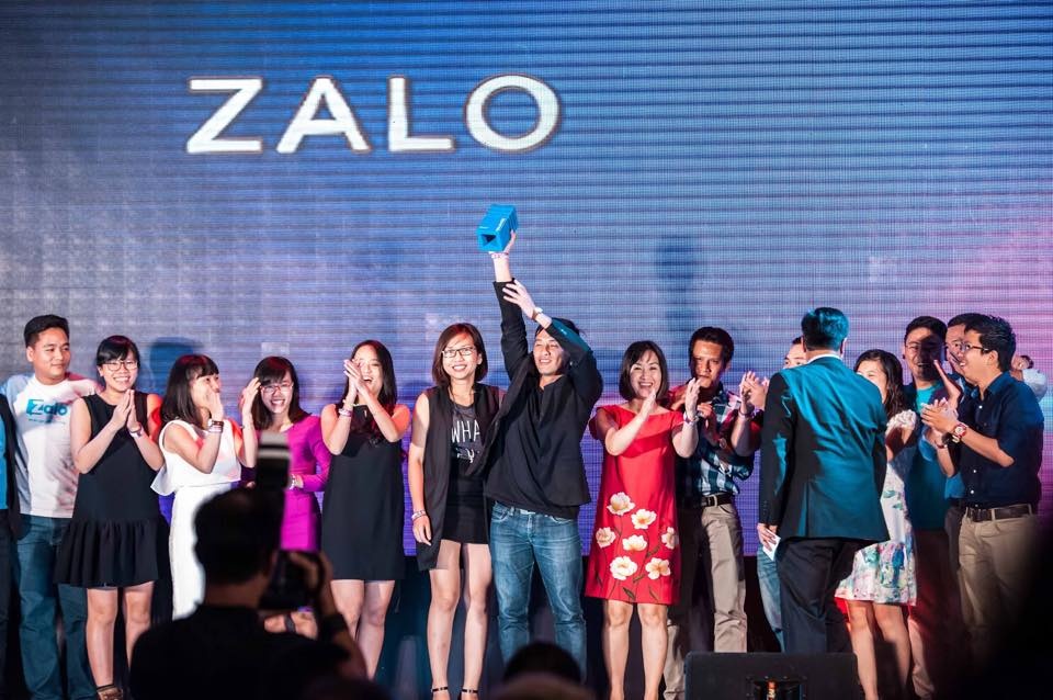 Zalo gianh giai thuong quoc te ve tiep thi di dong hinh anh