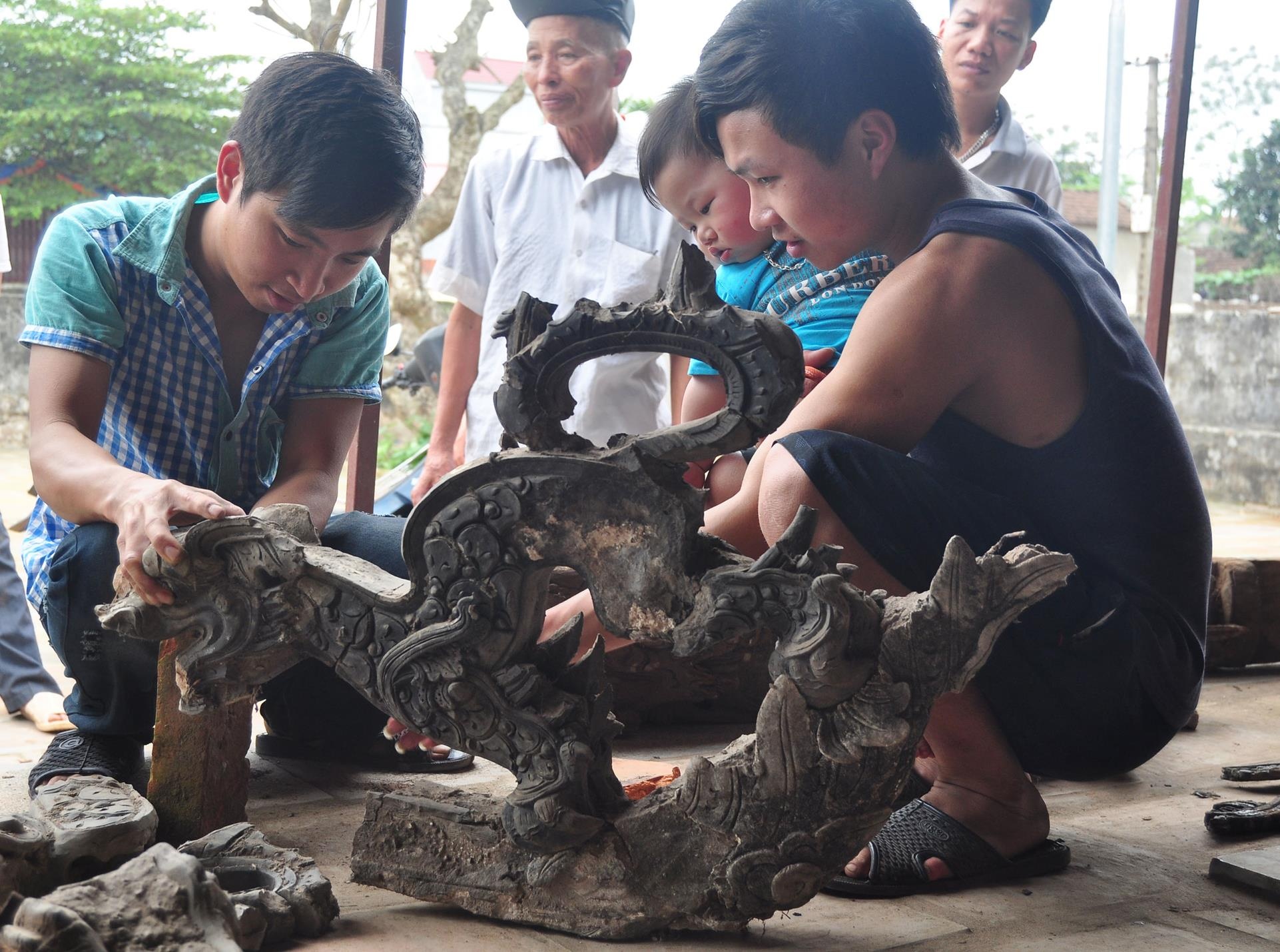 Tim thay 4 con rong dat sau hon 3 nam trung tu dinh co hinh anh