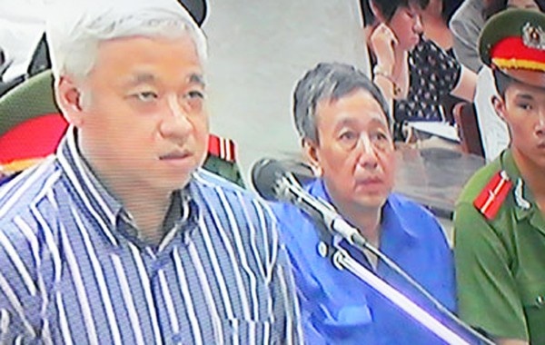 Bầu Kiên tại tòa.