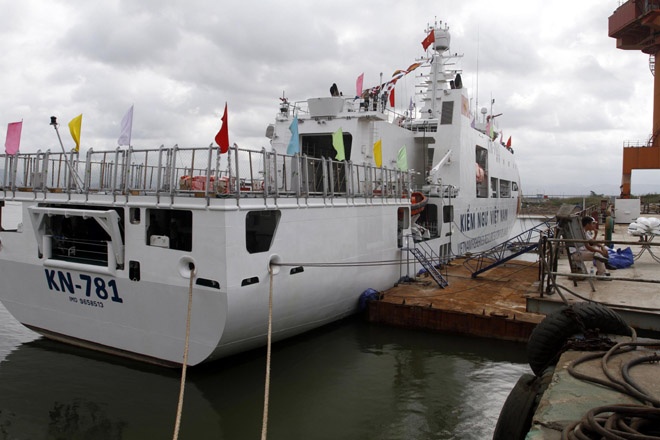 Phần đuôi tàu KN-781. 