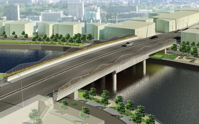 Doi ngay thong xe cau Kieu den 30/9 hinh anh