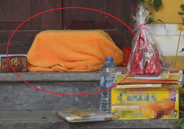 Thi the hai nhi o cong chua cung to giay 'Me xin loi' hinh anh