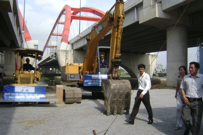 Du an cau Binh Loi moi 1.302 ty dong tho roi de do hinh anh