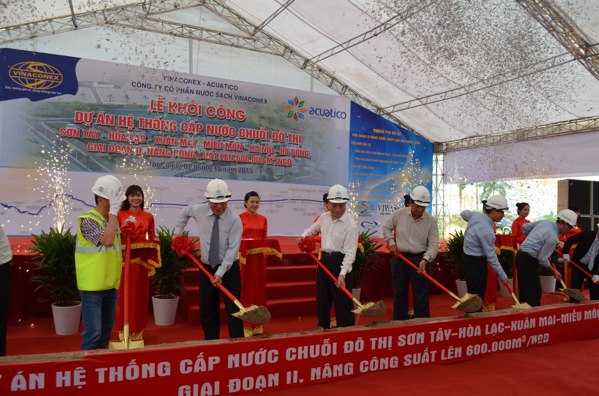 Ha Noi khoi cong duong ong nuoc sach 5.000 ty hinh anh