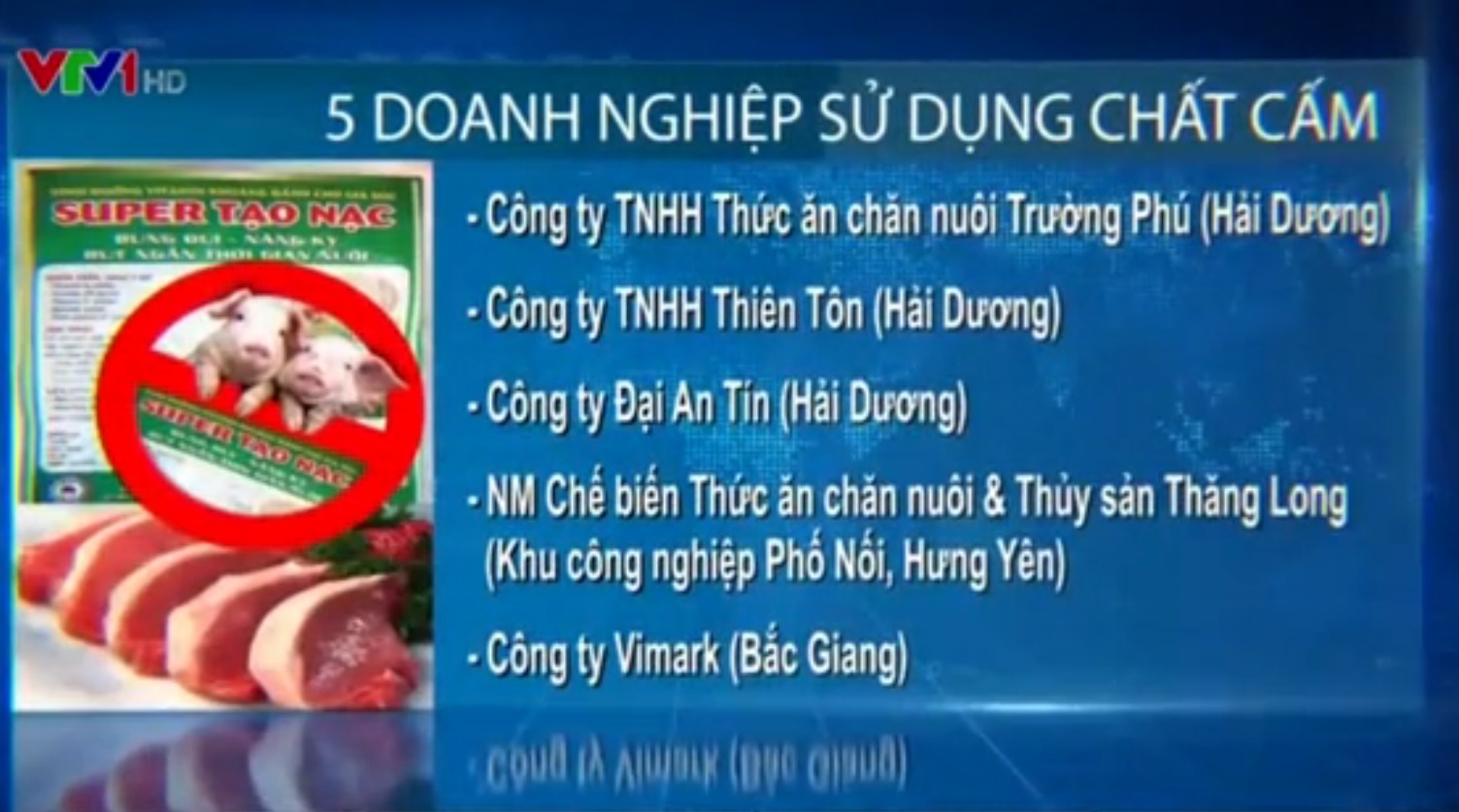 5 doanh nghiep su dung chat cam san xuat thuc an chan nuoi hinh anh
