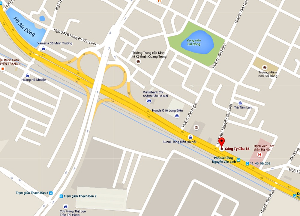 Vị trí xảy ra vụ tông CSGT.