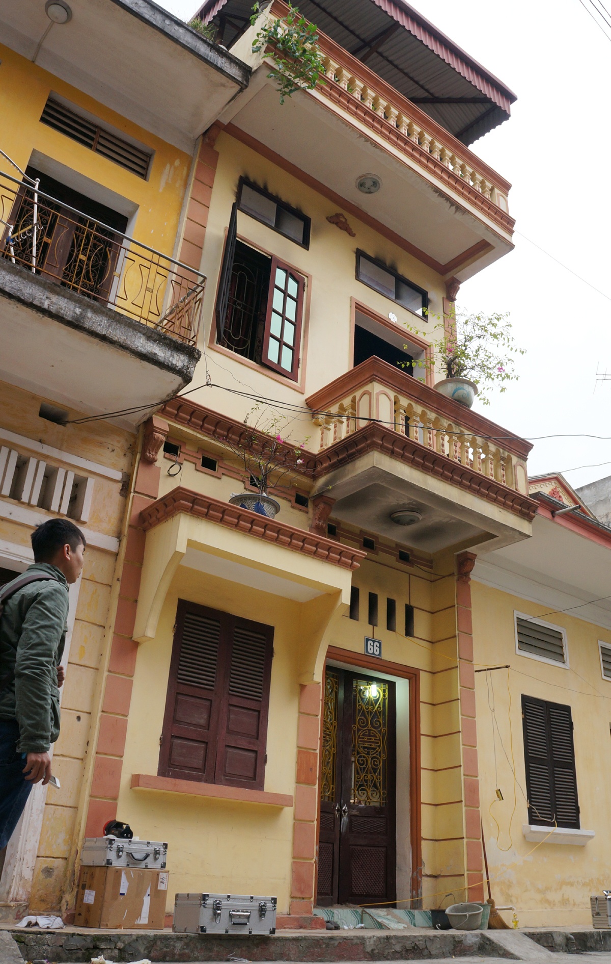 Hiện trường vụ trọng án. Ảnh: Việt Đức.