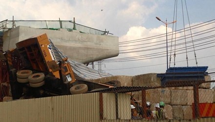 Sap can cau thi cong tuyen metro TPHCM hinh anh