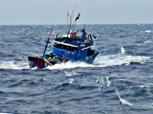 Ngu dan Khanh Hoa gap nan tren duong ve bo don Tet hinh anh