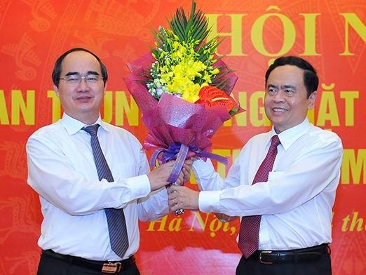 Hai Uy vien Bo Chinh tri tham gia Uy ban TU MTTQ Viet Nam hinh anh