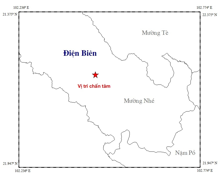 Dong dat 4,7 do Richter o Dien Bien hinh anh