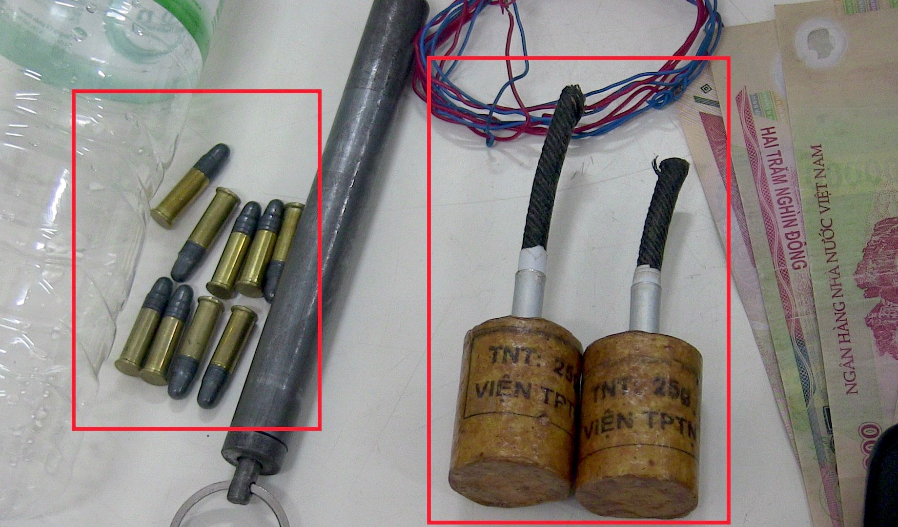 Tàng trữ chất nổ trái phép ảnh 2 Tang tru chat no trai phep anh 2